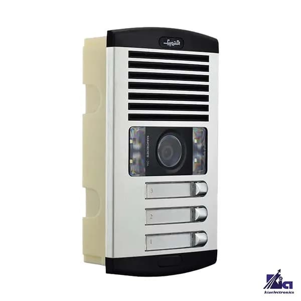 پکیج آیفون تصویری 3 واحدی الکتروپیک 1294 ECO مشکی با بارانگیر — تصویر ۳