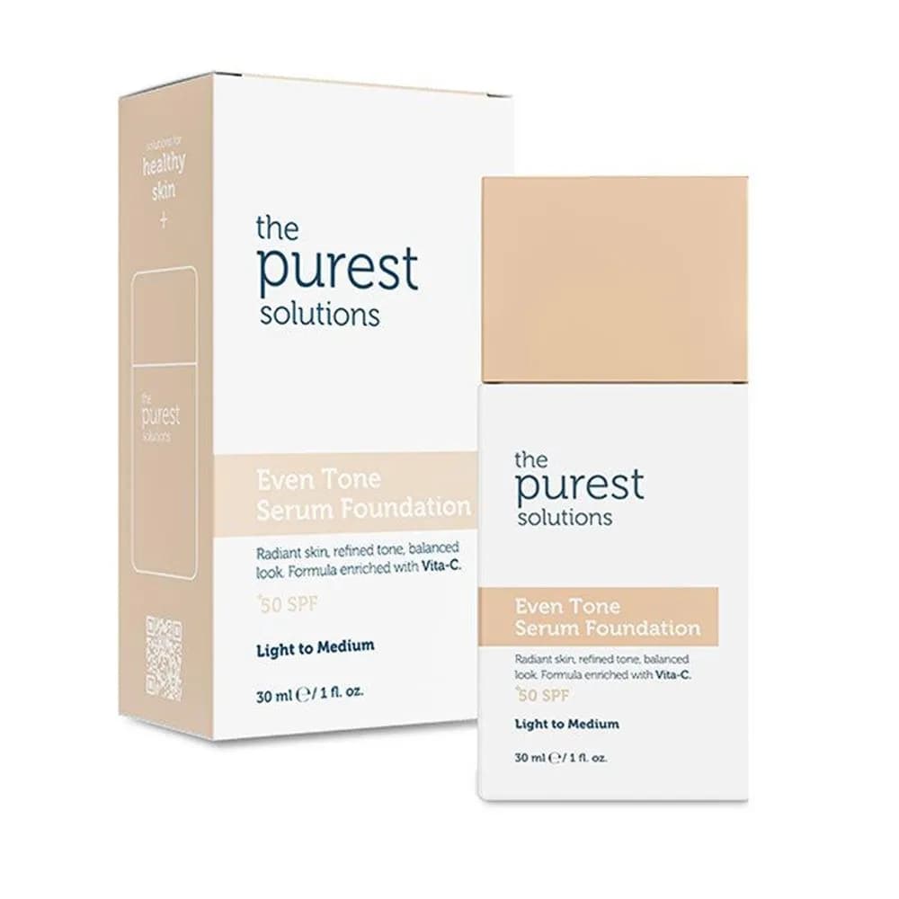 کرم پودر سرمی ضد لک و یکنواخت کننده پوست SPF 50+ مدل Even Tone پیورست
