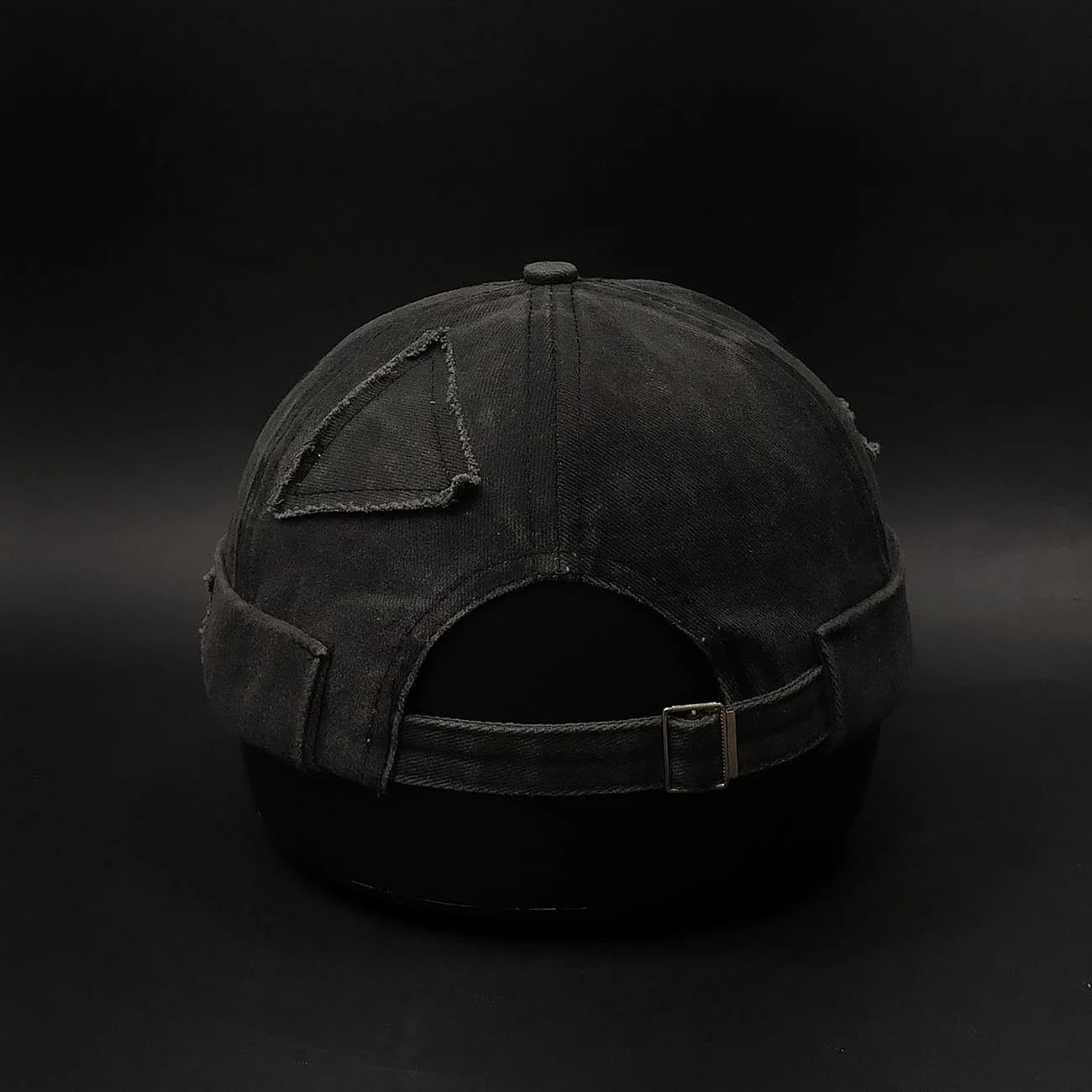 کلاه لئونی کتان سنگ‌شور Docker Cap تکه‌دوزی شده | کلاه ملوانی با استایل وینتیج و استریت‌ویر — تصویر ۵