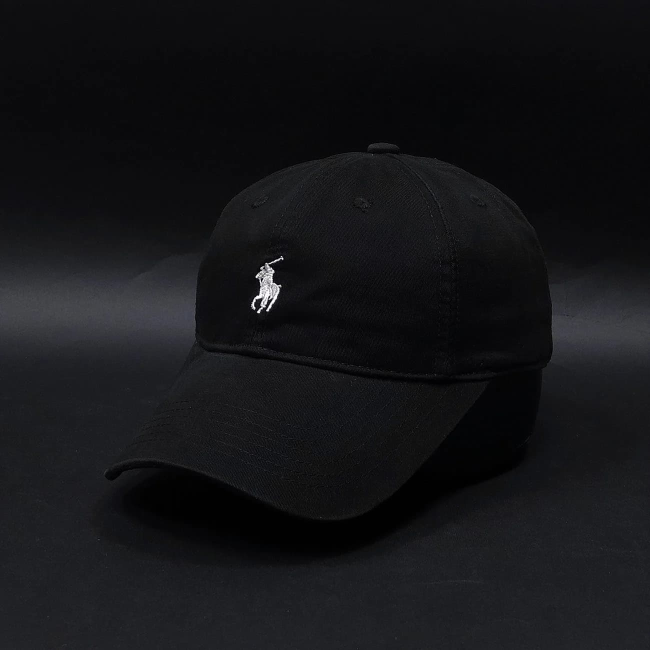 کلاه بیسبالی نخ پنبه گلدوزی مینیمال POLO | کپ کژوال با لوگوی کلاسیک و استایل روزمره — تصویر ۵