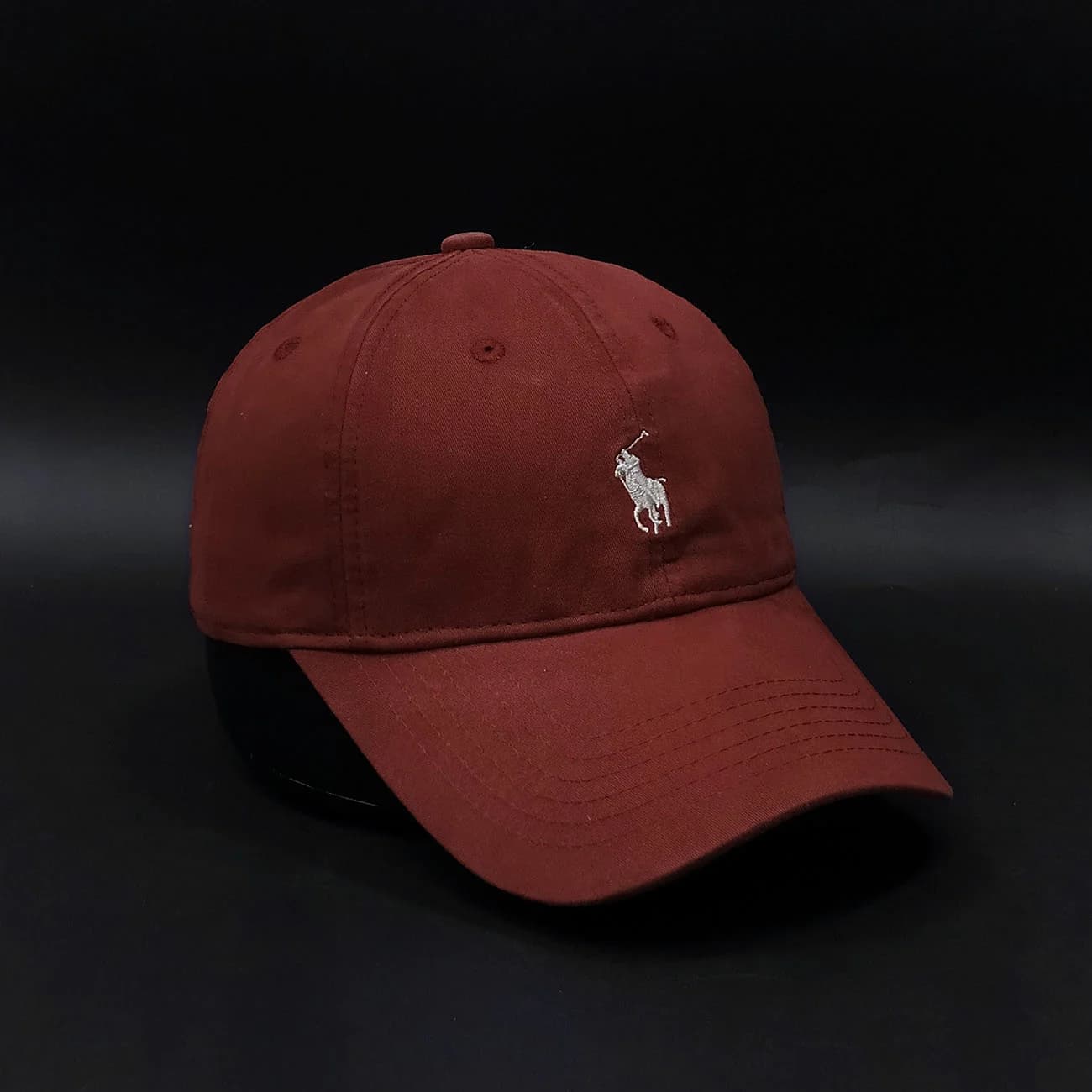 کلاه بیسبالی نخ پنبه گلدوزی مینیمال POLO | کپ کژوال با لوگوی کلاسیک و استایل روزمره — تصویر ۲