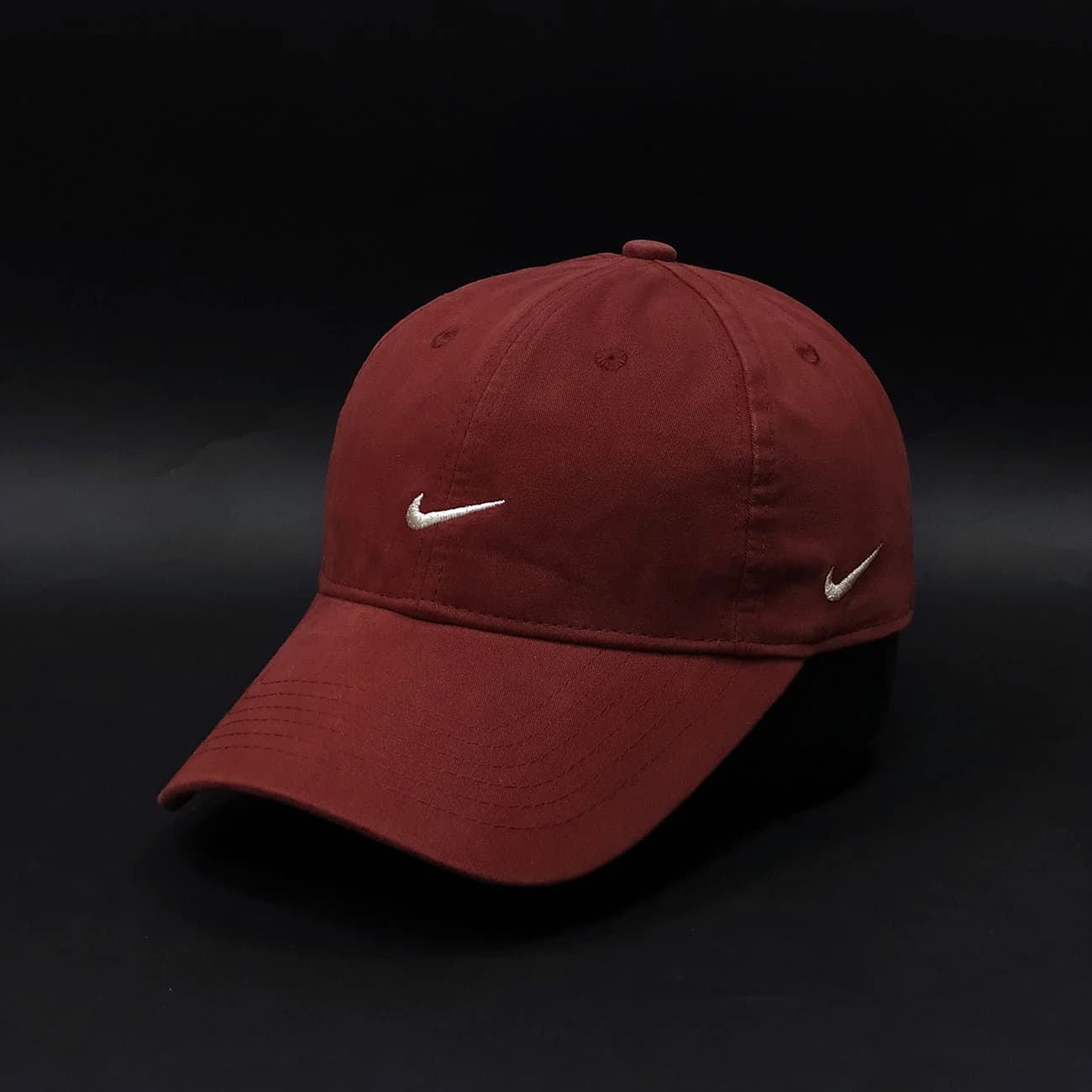کلاه بیسبالی نخ پنبه گلدوزی مینیمال NIKE | کپ اسپرت سبک با استایل شیک ساده — تصویر ۷