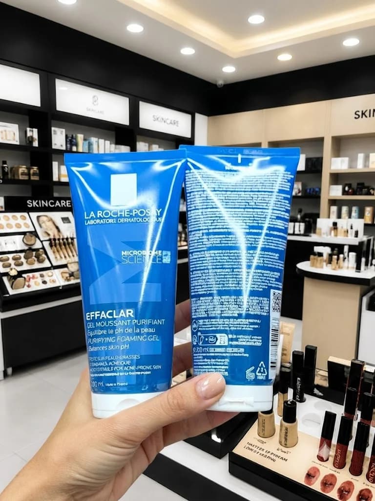 ژل شستشوی صورت لاروش پوزای مدل افکلار حجم 200 میلی لیتر | La Roche-Posay