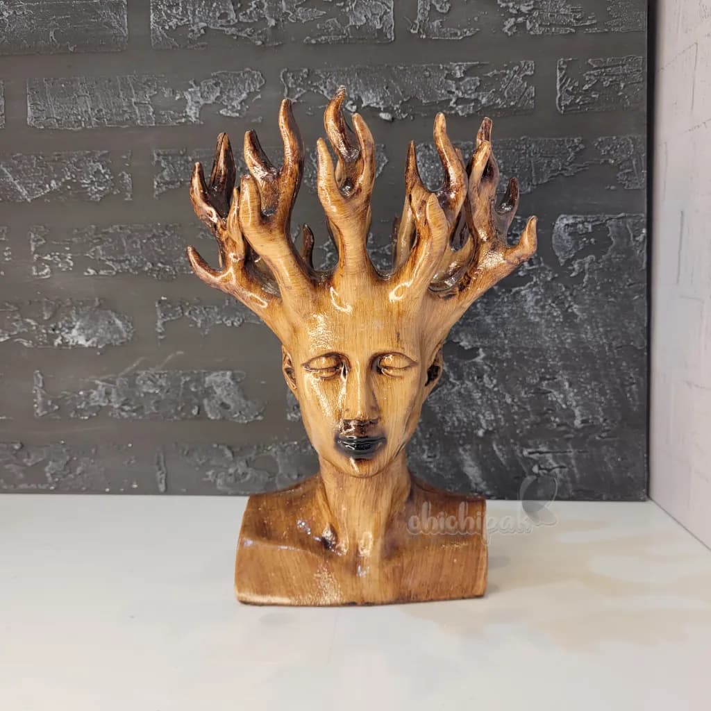 گلدان مغز سبز-طرح چوب — تصویر ۴