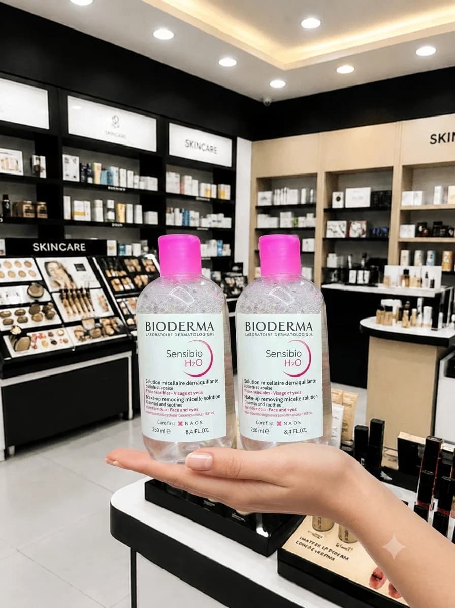 میسلار واتر مدل سنسبیو حجم 250 میلی لیتر بایودرما | BIODERMA — تصویر ۲