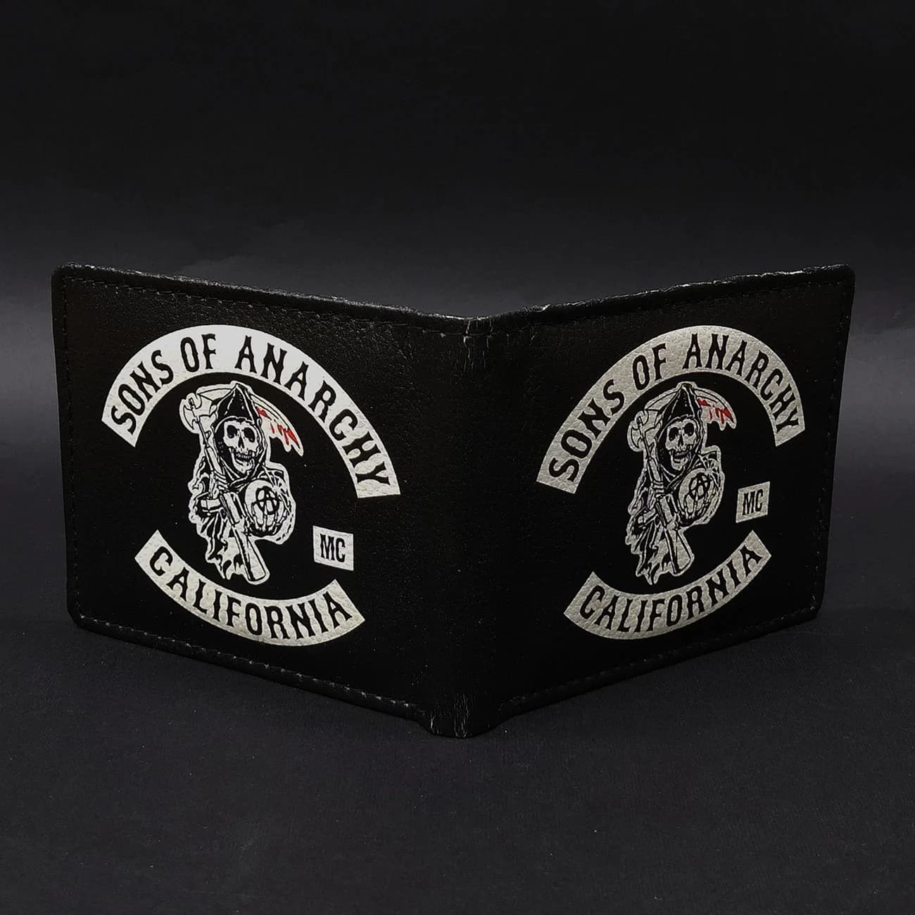 کیف پول چرم چاپی Sons of Anarchy California | الهام‌گرفته از سریال فرزندان آشوب — تصویر ۲
