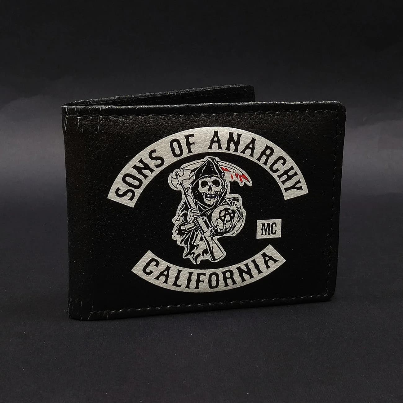 کیف پول چرم چاپی Sons of Anarchy California | الهام‌گرفته از سریال فرزندان آشوب