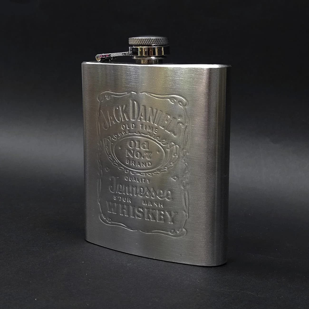 بطری جیبی استیل Jack Daniel’s | شیک، مقاوم و قابل حمل