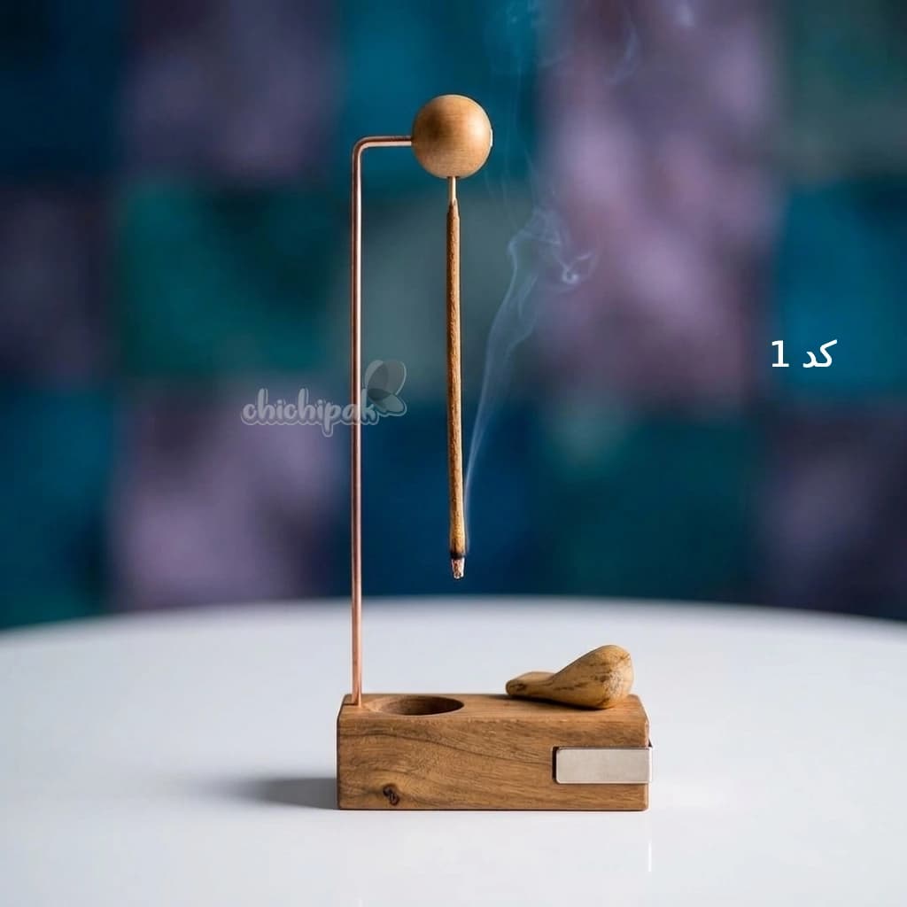 جاعودی چوبی وارونه پرنده-گیره دار-گرد-برگ