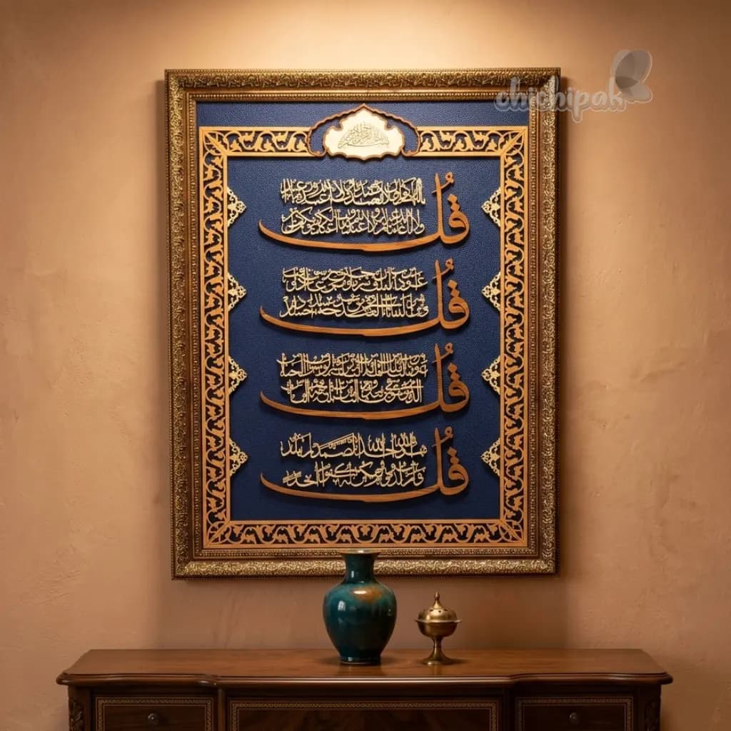 تابلو دکوراتیو معرق چهارقل 70*90