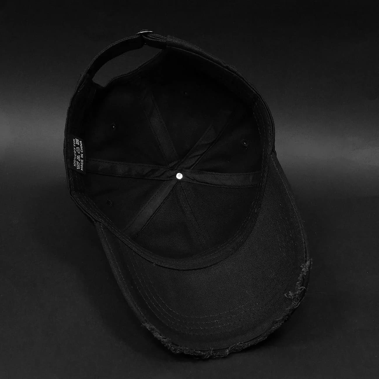 کلاه بیسبالی کتان زاپ‌دار Chrome Hearts | لوگوی فلزی جداشونده، استایل خاص با طراحی ترند — تصویر ۵