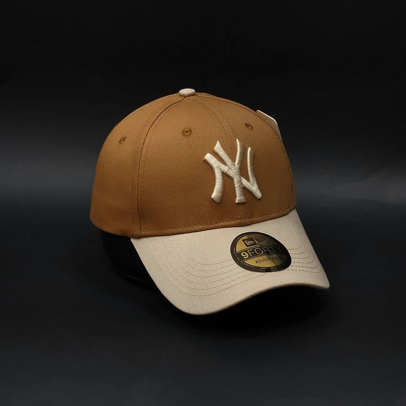 کلاه بیسبالی کتان NY برند NEWERA | کلاه نیویورک اسپرت با گلدوزی برجسته — تصویر ۶