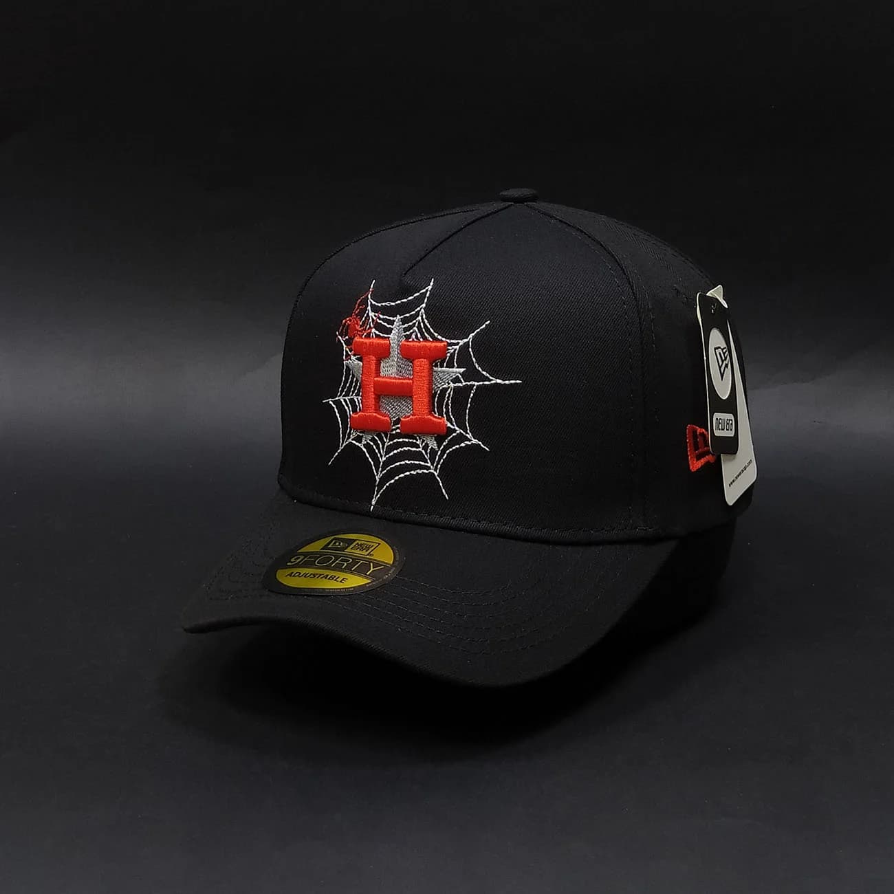 کلاه بیسبالی تاج‌دار HELLSTAR مدل Major League طرح تار عنکبوت | استایل خیابانی خاص با گلدوزی برجسته