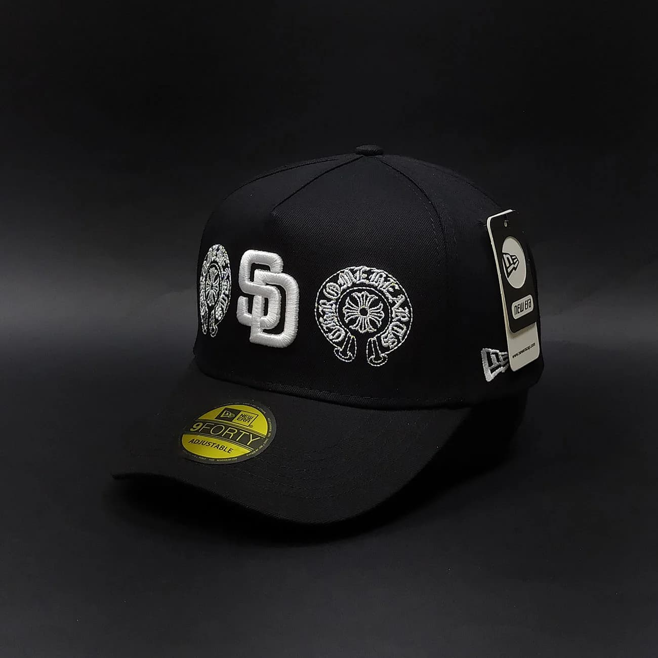 کلاه بیسبالی تاج‌دار San Diego Chrome Hearts مدل Major League | استایل لوکس خیابانی با گلدوزی خاص