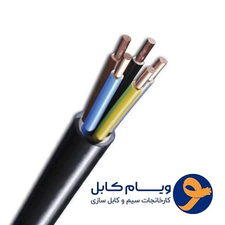 کابل برق مفتولی (کولری) 1×5 ویام کابل