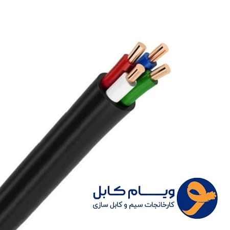 کابل برق مفتولی (کولری) 1×4 ویام کابل