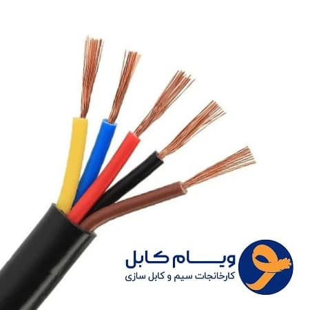 کابل برق افشان 2.5×5 ویام کابل