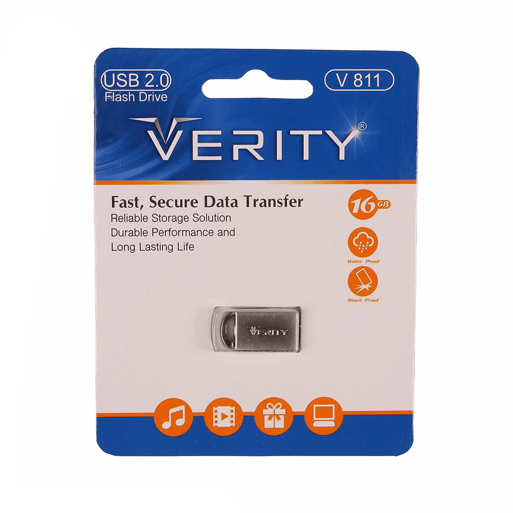 فلش مموری وریتی V811-USB 2.0 با ظرفیب 16 گیگابایت — تصویر ۲