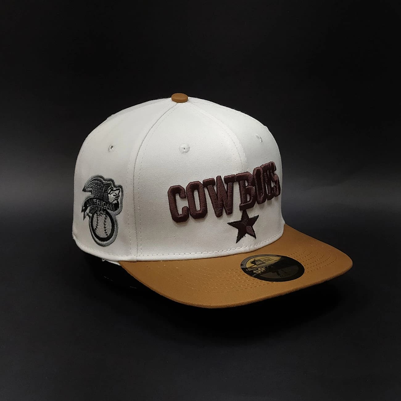 کلاه فیت بک کتان دو رنگ Cowboys | کلاه استریت استایل اسپرت با طراحی خاص و ترکیب رنگی جذاب — تصویر ۲