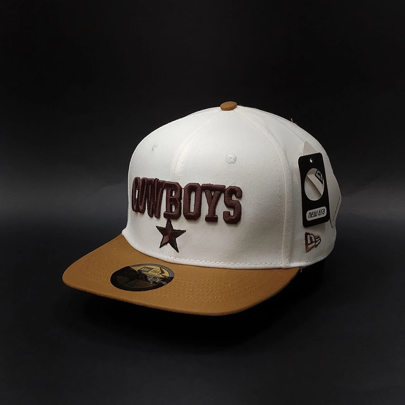 کلاه فیت بک کتان دو رنگ Cowboys | کلاه استریت استایل اسپرت با طراحی خاص و ترکیب رنگی جذاب