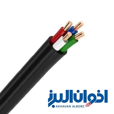 کابل برق مفتولی(کولری)1×4 اخوان البرز