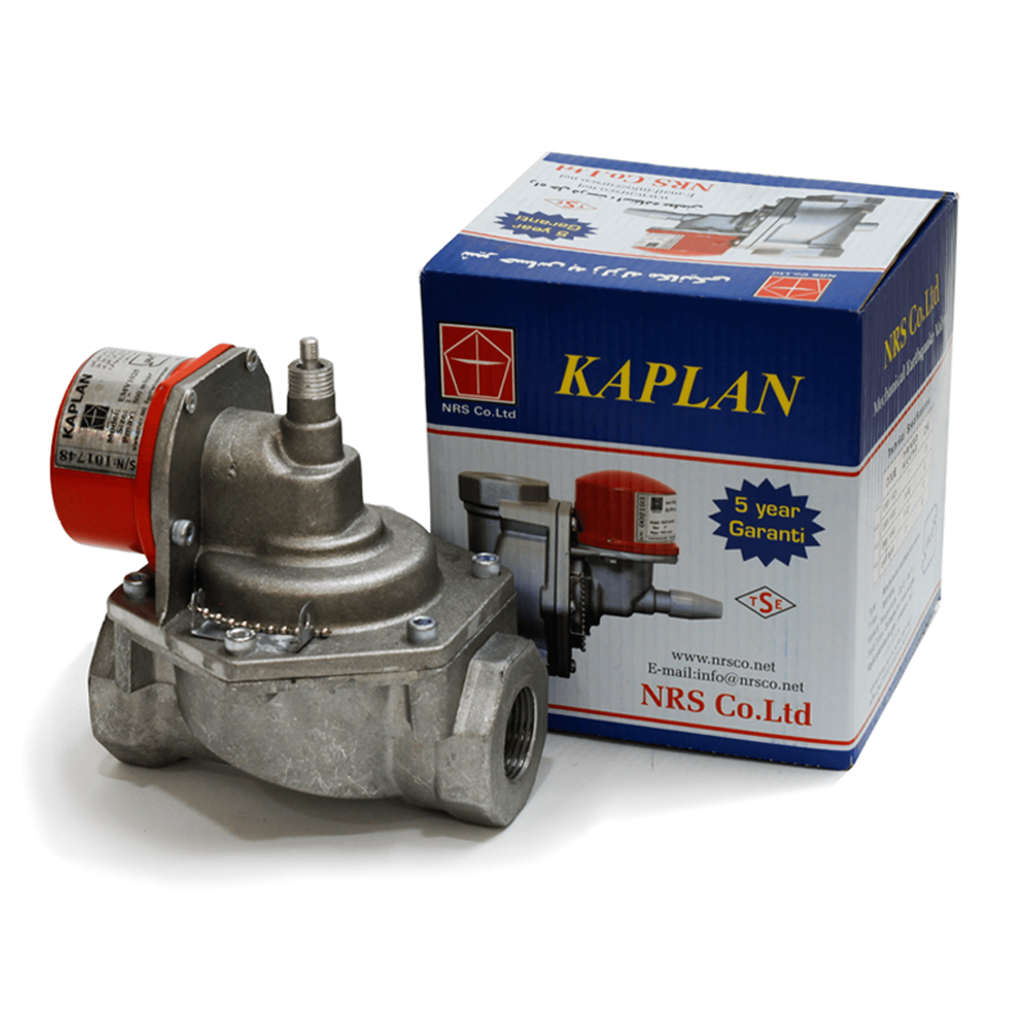 شیر حساس به زلزله برند کاپلن (-KAPLAN Earthquake-Activated Gas Shut-Off Valve-all-sizes)