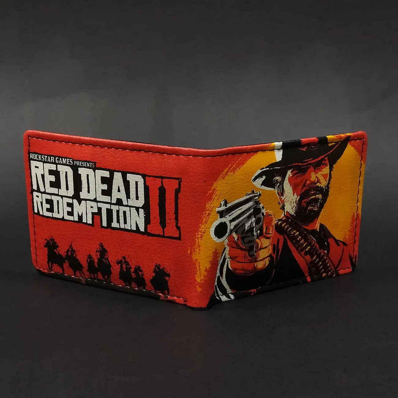کیف پول چاپی Red Dead | کیف پول فانتزی طرح Red Dead Redemption با استایل گیمینگ و وسترن — تصویر ۲