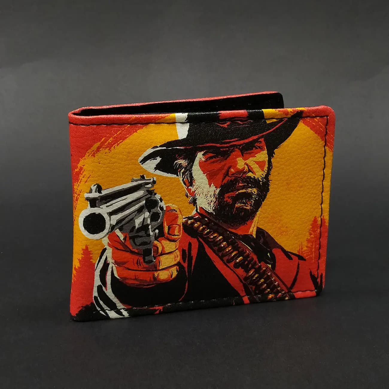کیف پول چاپی Red Dead | کیف پول فانتزی طرح Red Dead Redemption با استایل گیمینگ و وسترن