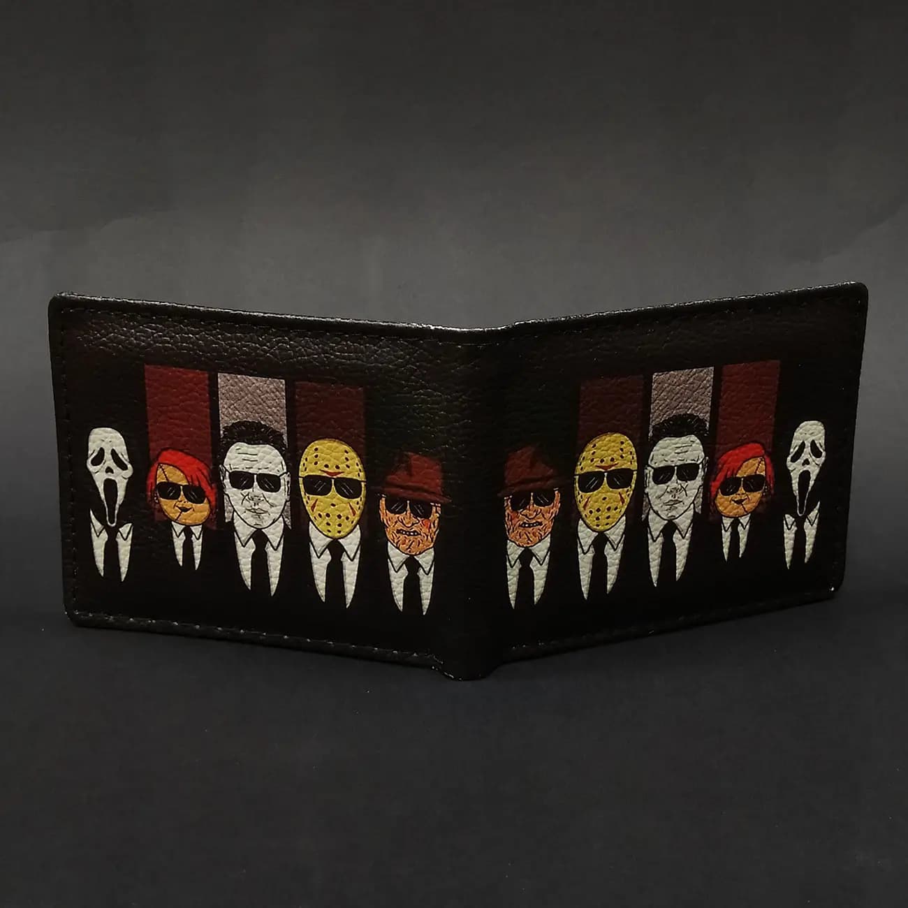 کیف پول چاپی مافیا (Mafia / Killer Theme) | کیف پول فانتزی استریت استایل با طرح گنگ و تیره — تصویر ۲