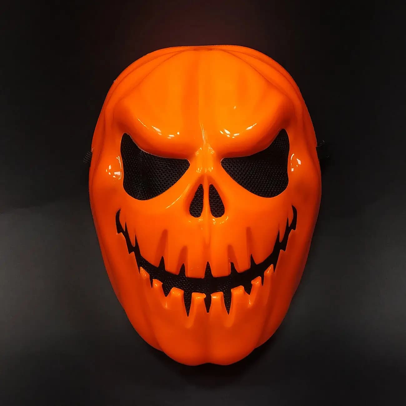 ماسک هالووینی کدو (Pumpkin Mask) | ماسک فانتزی ترسناک، مناسب جشن هالووین و عکاسی