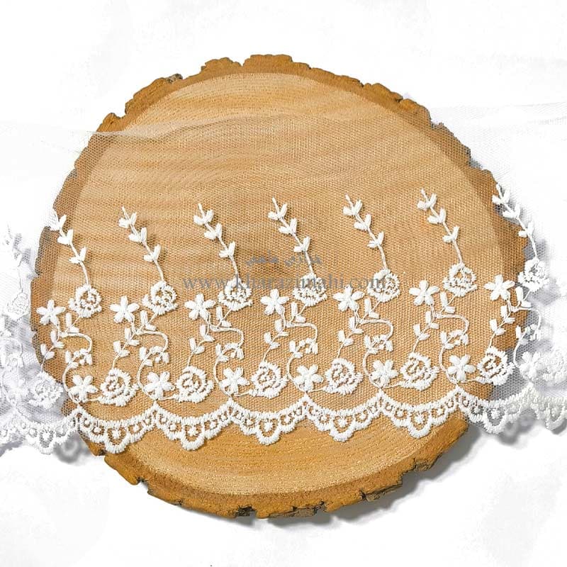 دانتل شیفون طرح گل آرزوها (کد51)