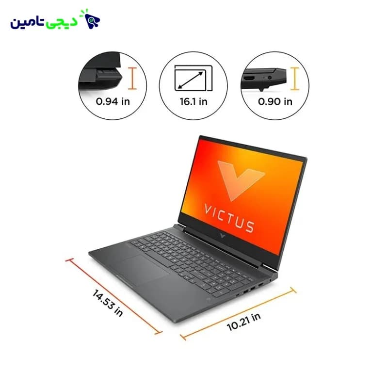 لپ تاپ اچ پی Victus 15 FA2013DX i5 13420H 16GB 1TB SSD 6GB RTX 3050-ارتقا یافته — تصویر ۷