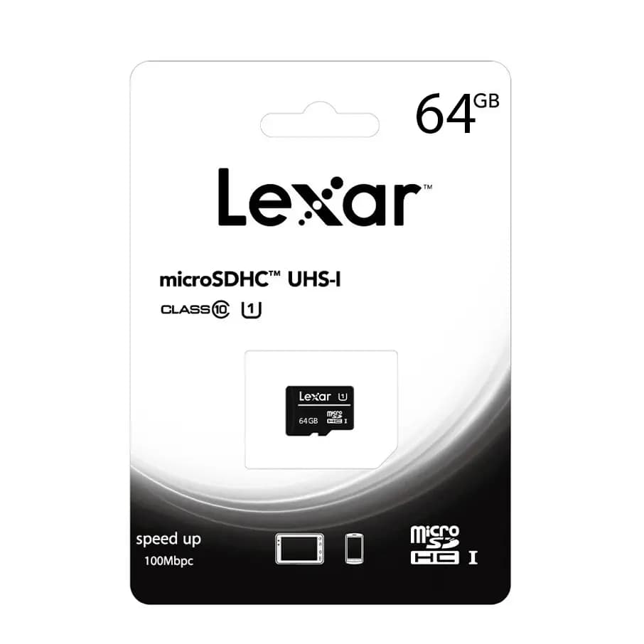 کارت حافظه MicroSDHC لکسار ظرفیت 64 گیگابایت — تصویر ۲