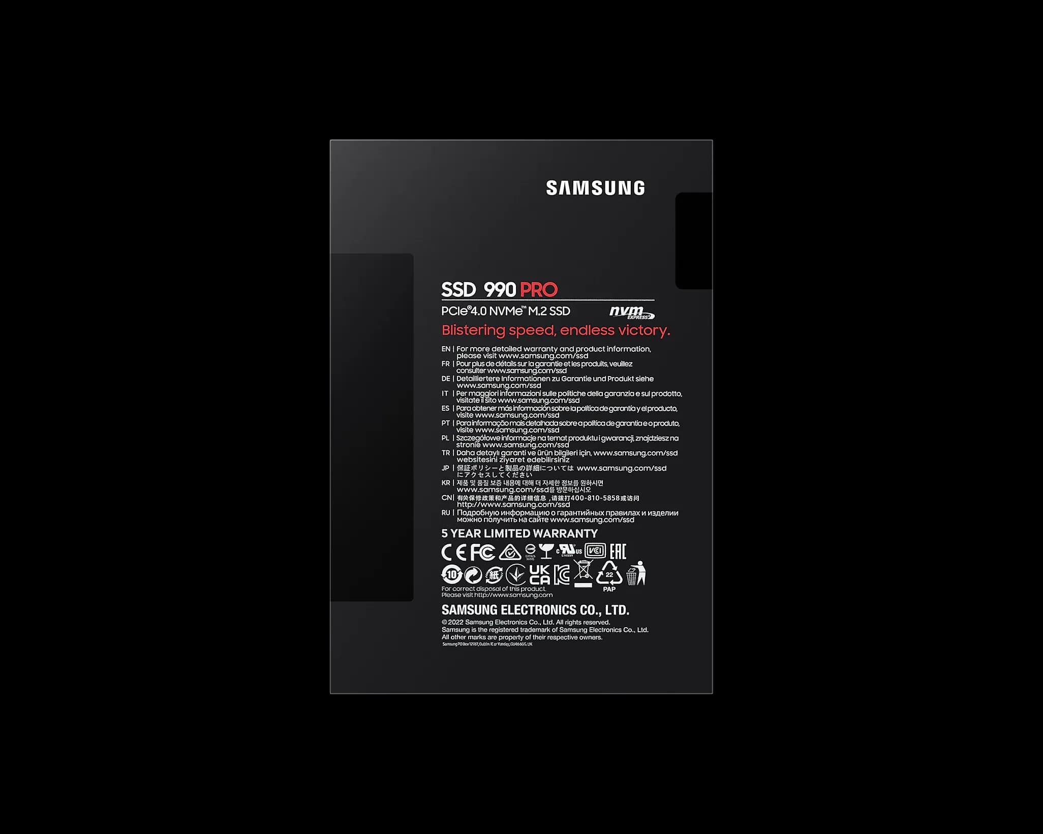 اس اس دی اینترنال سامسونگ مدل 990 PRO ظرفیت 2 ترابایت — تصویر ۷