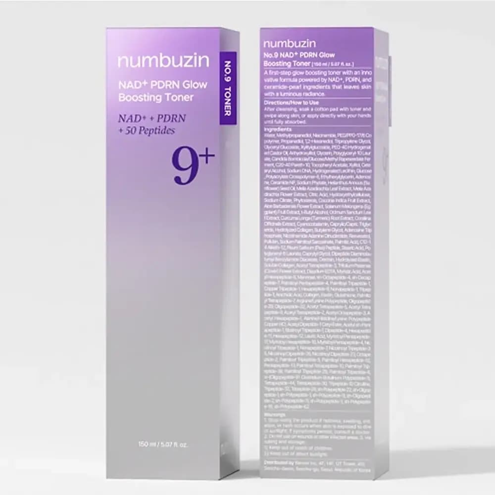 تونر ضد چروک و درخشان‌کننده نامبوزین Numbuzin مدل +9 Peptide & PDRN | بازسازی و جوانسازی پوست — تصویر ۲