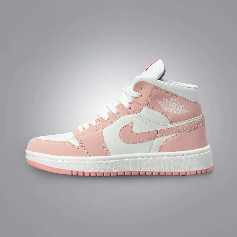نایک ایر جردن وان ساقدار صورتی (Nike Air Jordan 1 White) کد 2341