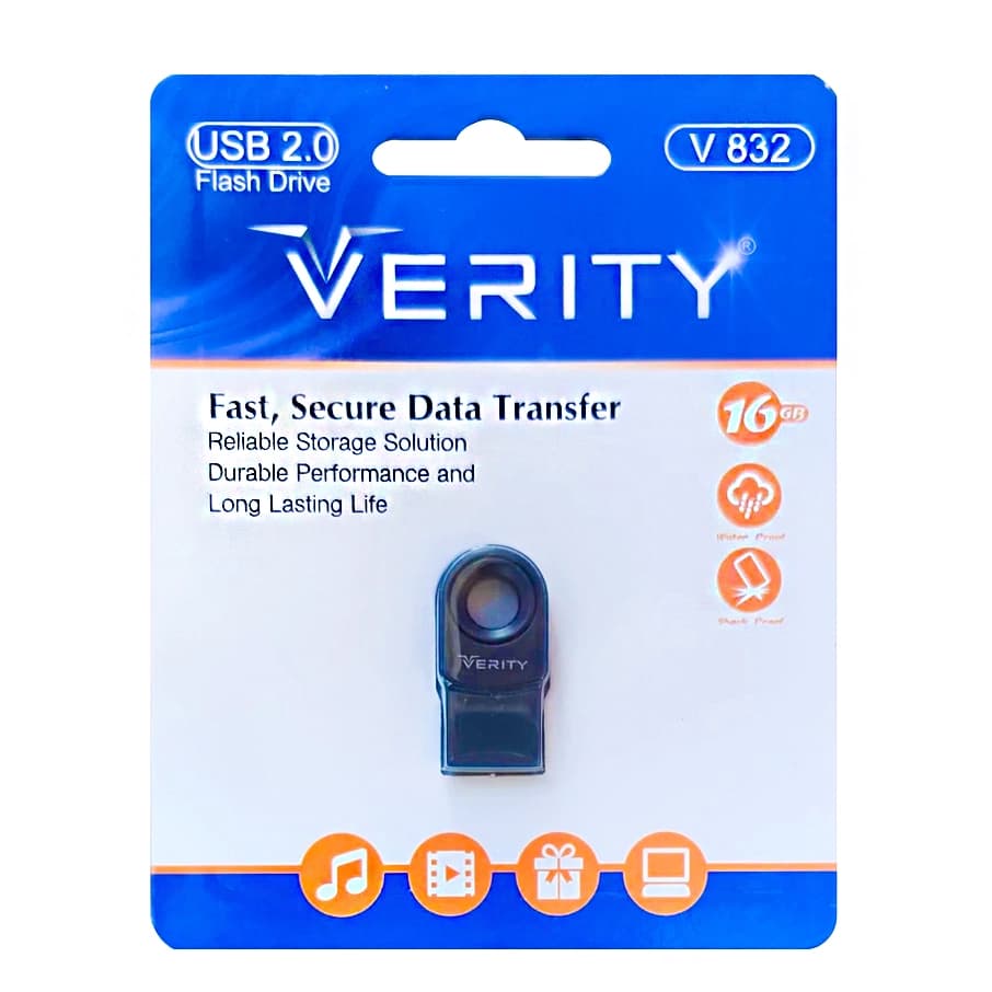 فلش مموری وریتی مدل V832 ظرفیت 16 گیگابایت USB2.0 — تصویر ۲