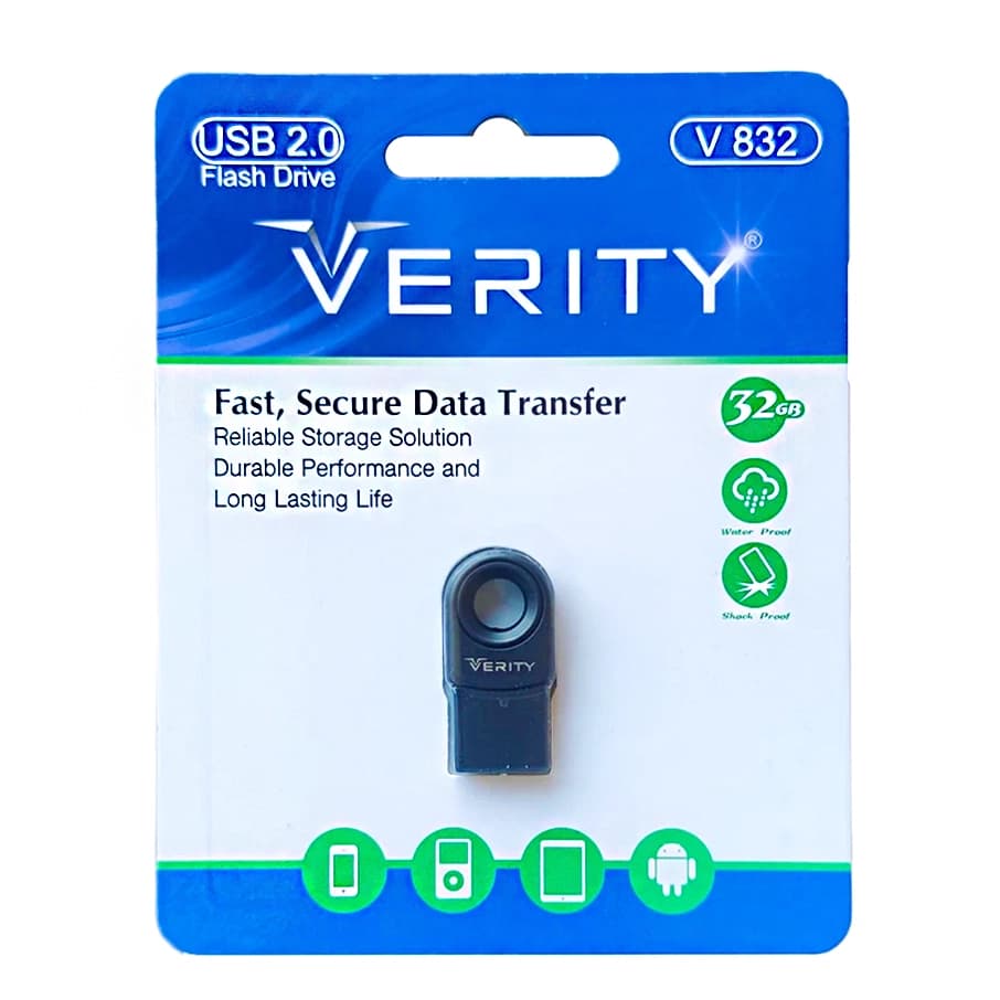 فلش مموری وریتی مدل V832 ظرفیت 32 گیگابایت USB2.0 — تصویر ۲