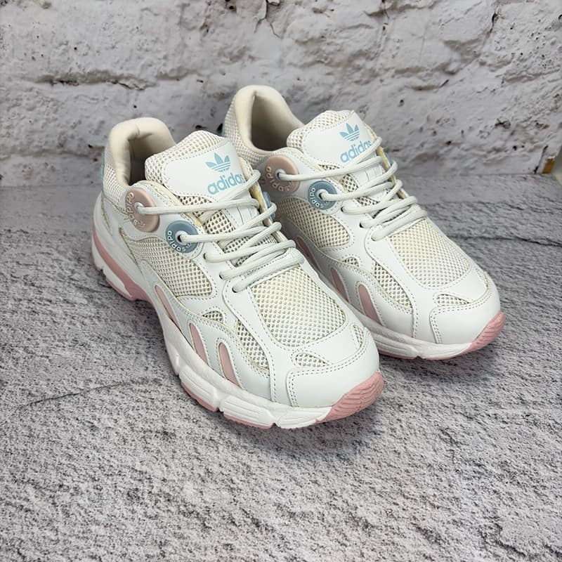 آدیداس آستیر سفید صورتی زنانه (Adidas Astir Pink White) — تصویر ۷