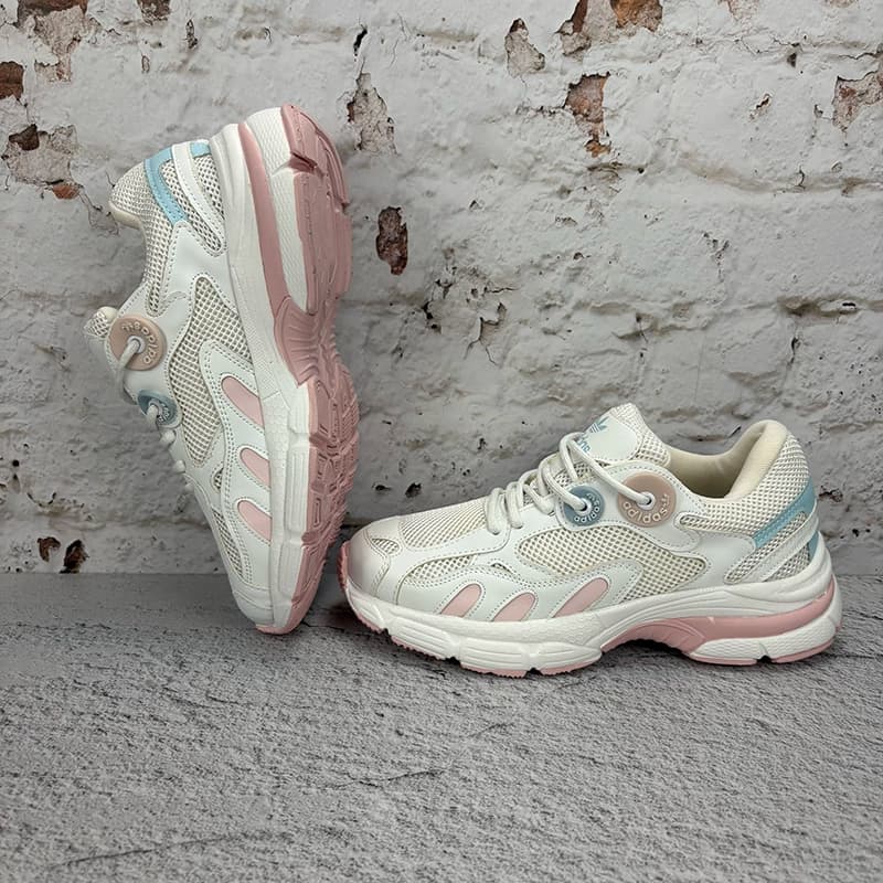 آدیداس آستیر سفید صورتی زنانه (Adidas Astir Pink White) — تصویر ۳