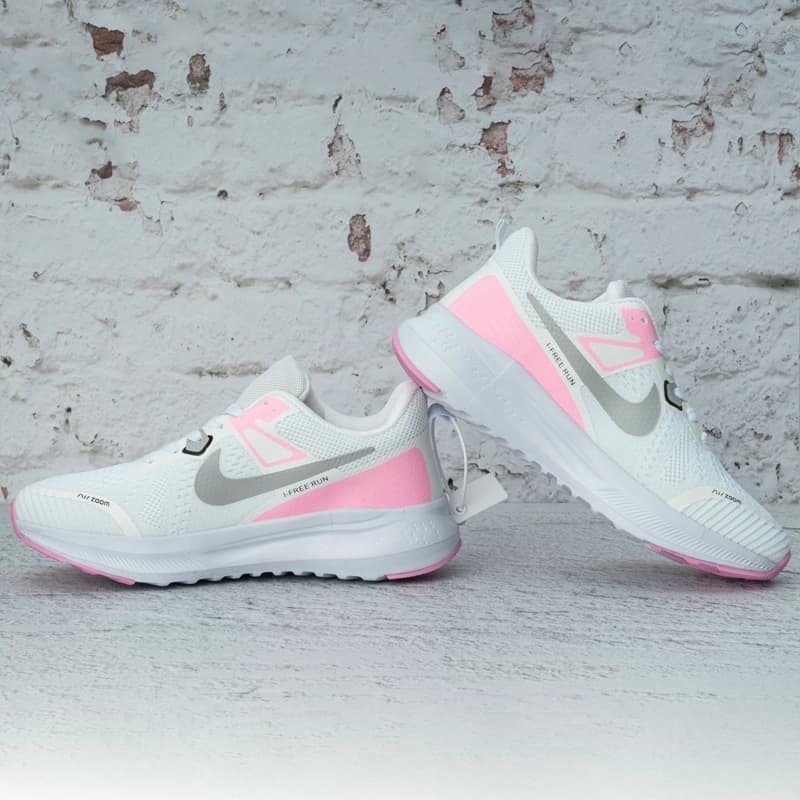 نایک ایر زوم سفید صورتی زنانه (Nike Air Zoom) کد 3013 — تصویر ۸