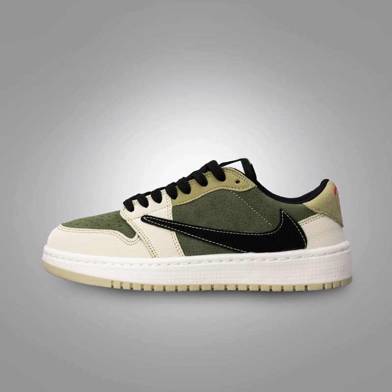 جردن وان ترویس اسکات کرم سدری زنانه (Nike Air Jordan 1 x Low Travis Scott) کد 2336