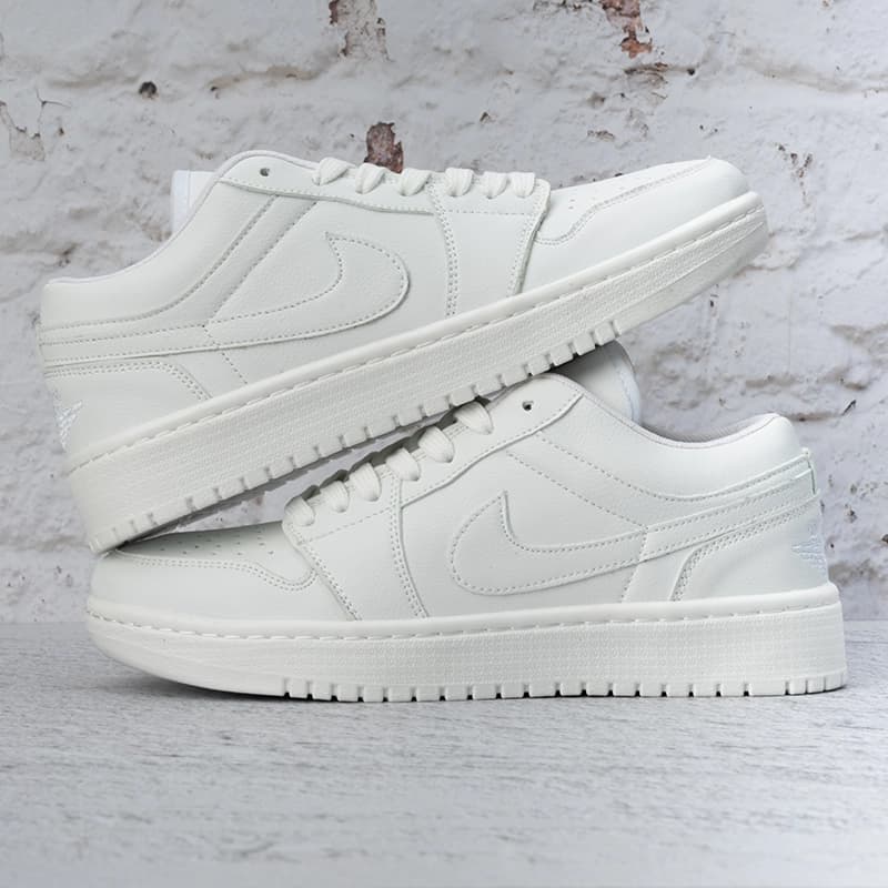 نایک ایر جردن وان سفید زنانه (Nike Air Jordan 1 Low White) کد 2332 — تصویر ۵