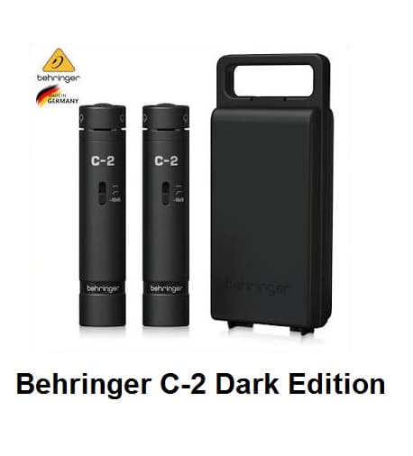 میکروفون استودیویی بهرینگر c2 (مشکی) Behringer C-2 Dark Edition Condenser Microphones — تصویر ۶
