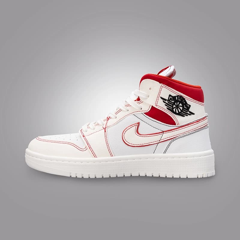 نایک ایر جردن وان ساقدار رد فانتوم زنانه (Nike Air Jordan 1 Red Phantom) کد 2341