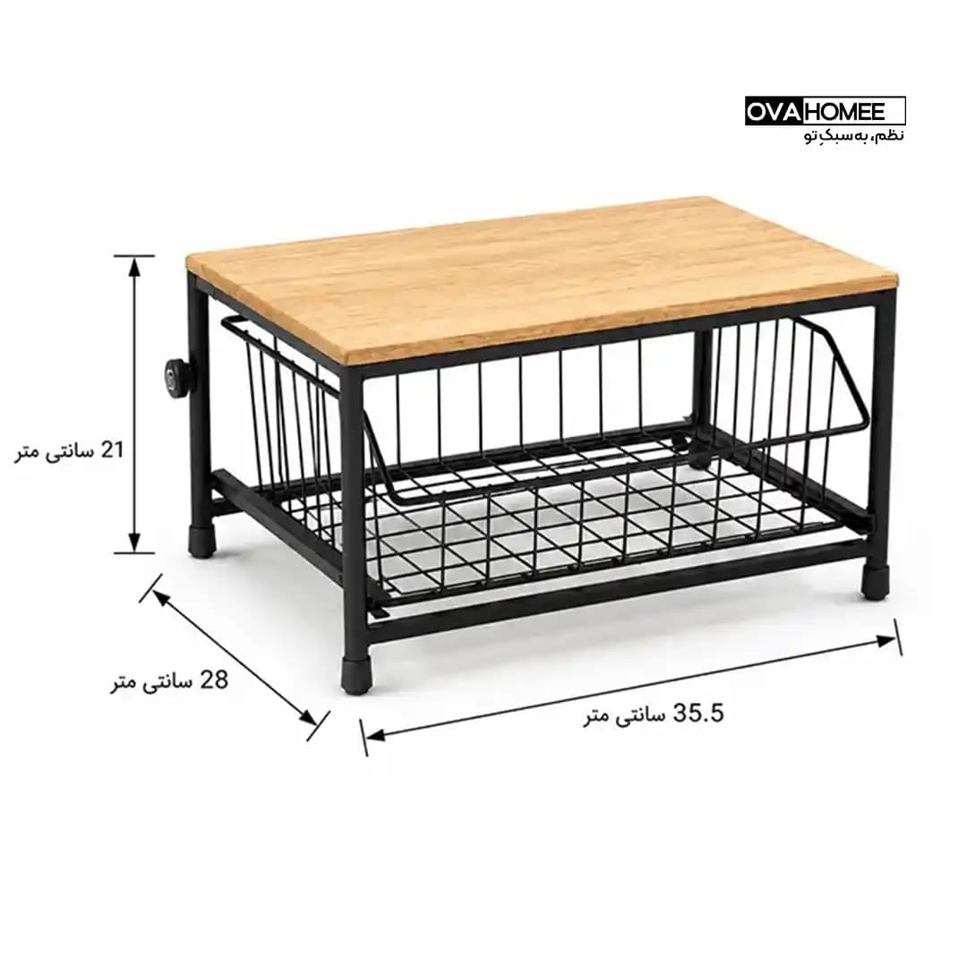 رایزر کابینتی چوب و فلز رابروود — تصویر ۳