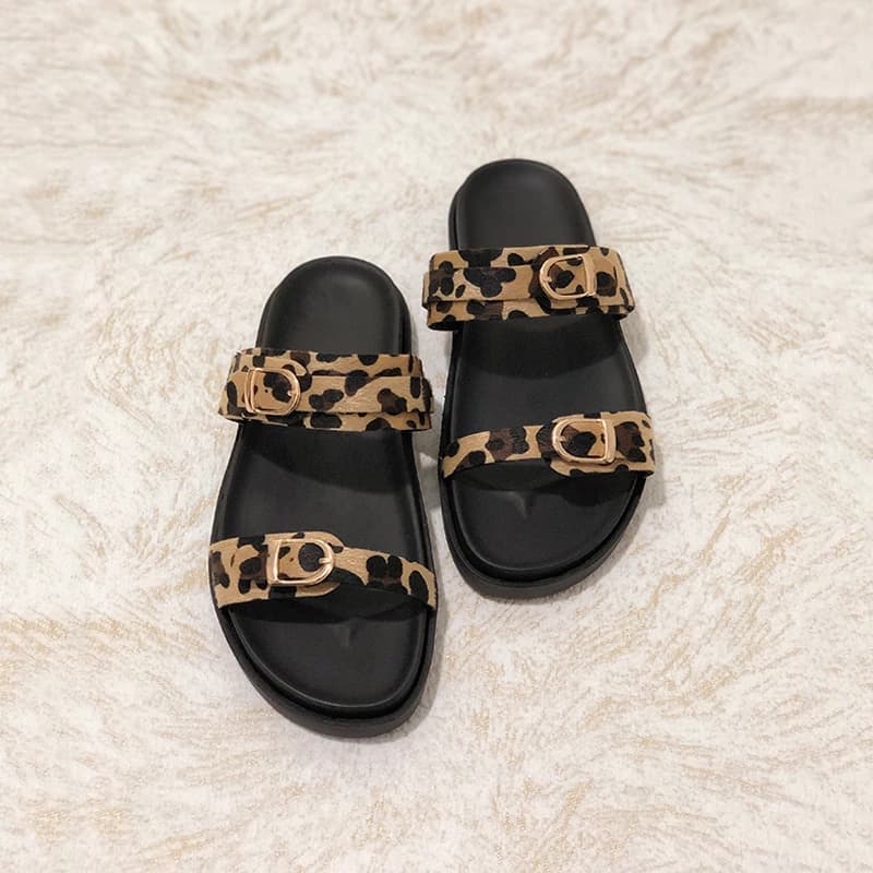 اسلیپر زنانه زارا (ZARA) مدل نورا طرح پلنگی — تصویر ۳