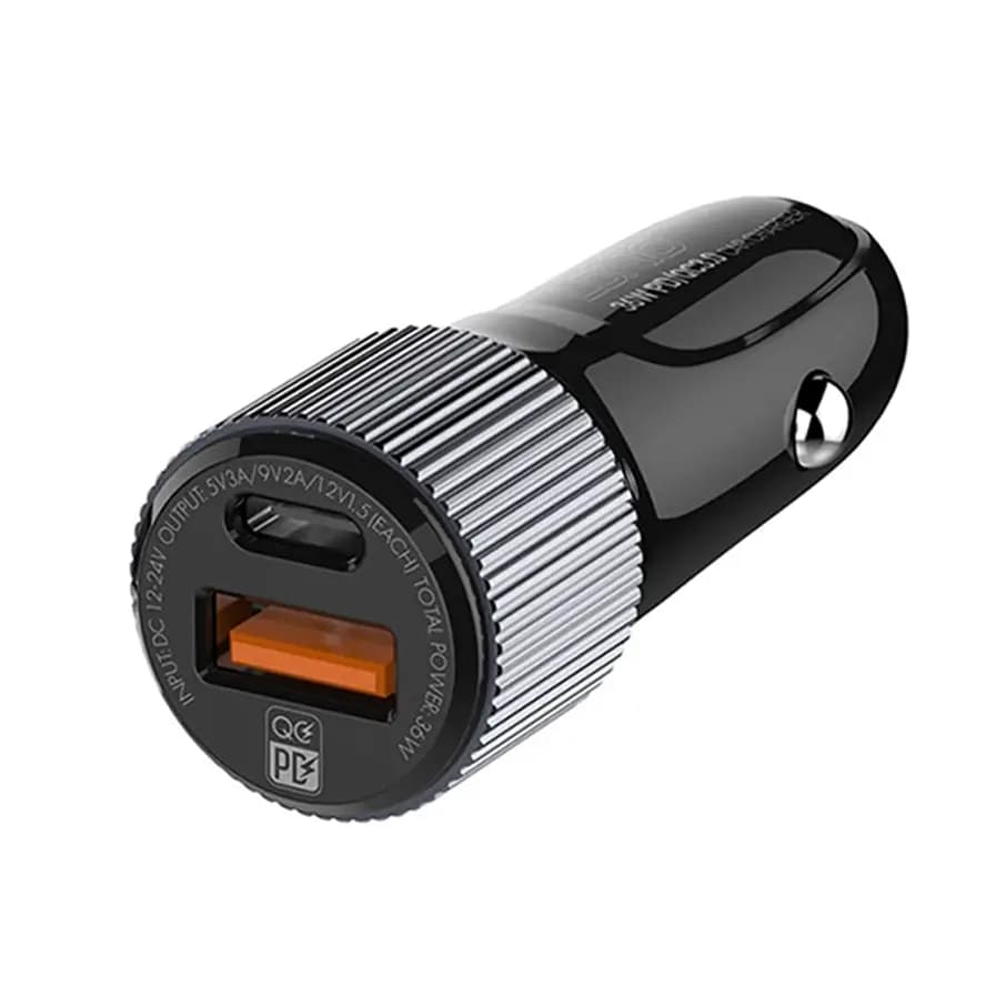شارژر فندکی 36 وات الدینیو مدل C510Q — تصویر ۲