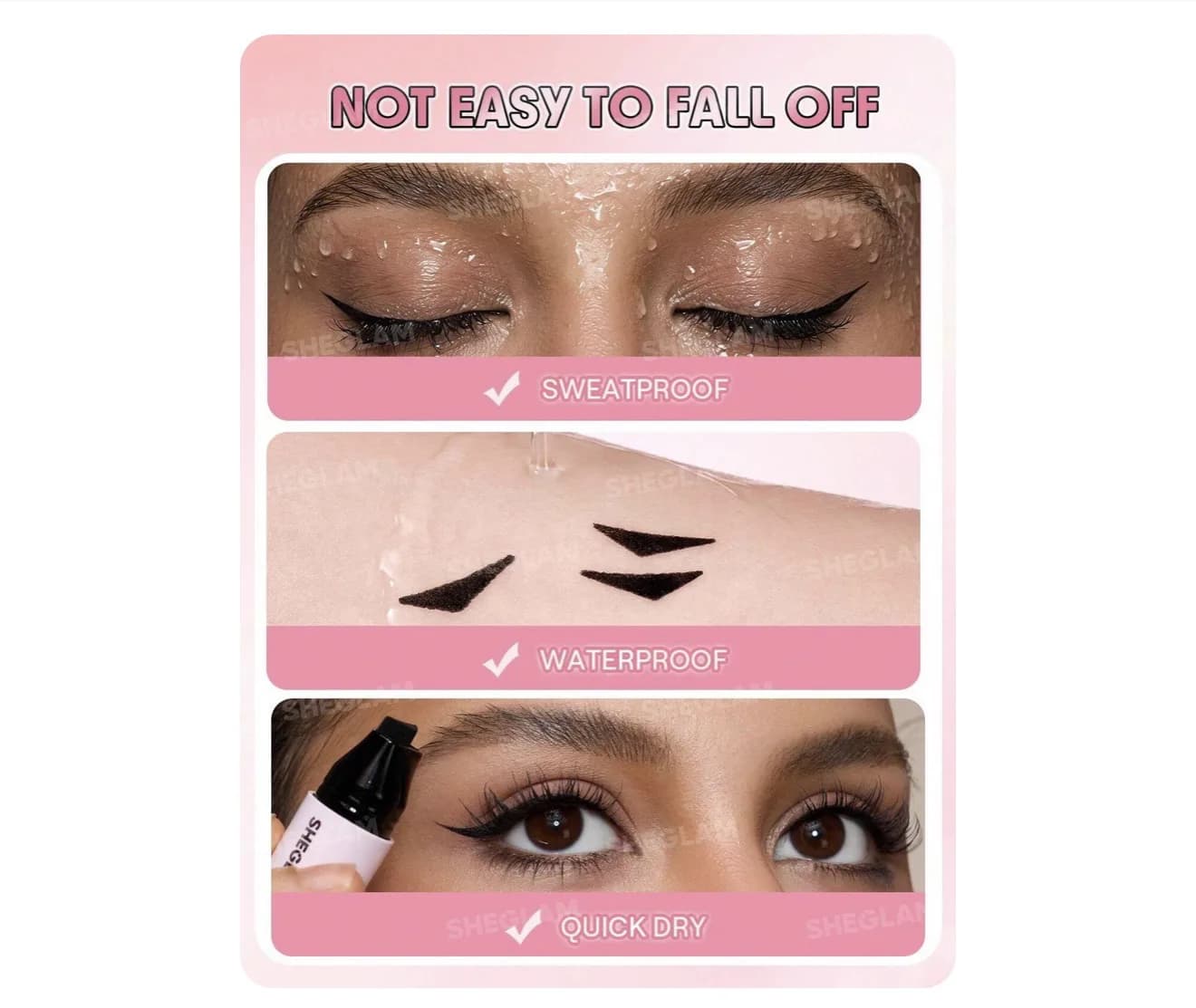 خط چشم دو سر شیگلم مدل Insta-Wing Heart — تصویر ۳