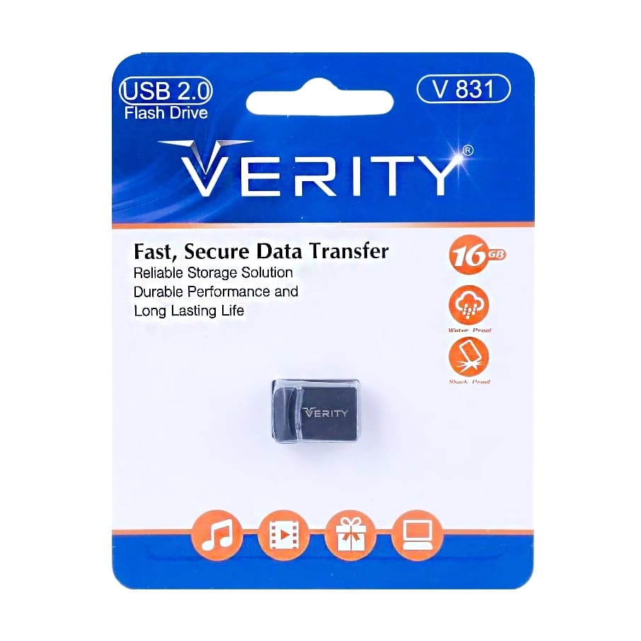 فلش مموری وریتی مدل V831 ظرفیت 16 گیگابایت USB 2.0 — تصویر ۲